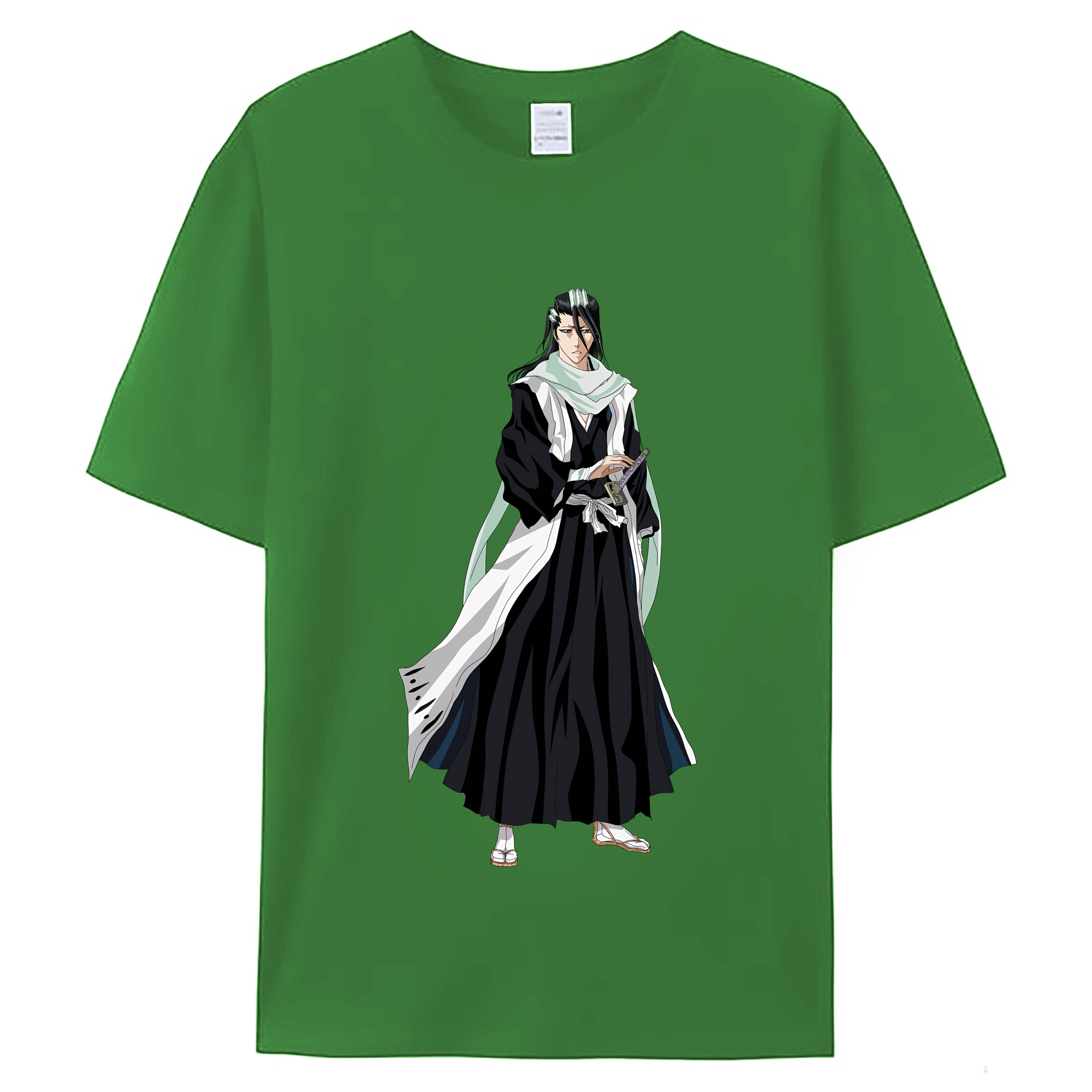（画像用） ブリーチ くちき びゃくや BLEACH Kuchiki Byakuya レディースカジュアルプリントTシャツ（綿100％）